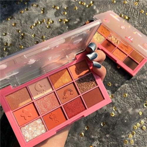 Eyeshadow Palette Shiny Matte Pigment Eye Shadow Pallete Metallic Diamond Makeup Palette Cosmetics Makeup Woman Shadows TSLM4