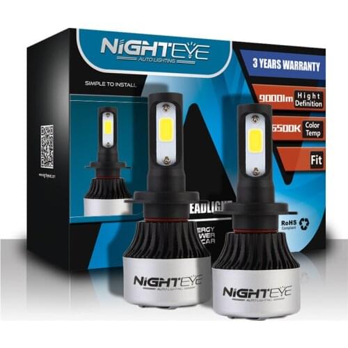 Headlight Fog Light Lamps Bulb Car Light Bulbs Auto LED Lamps Front Car Bulbs H11 HB3 HB4 H8 H9 H16jp 72W 9000LM 6500K D40 D40