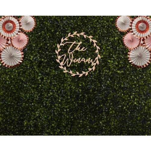 Personalized Backdrop Sign, Backdrop Wedding Sign,Last Name Wreath Sign, Large Name Sign, Family Wood Sign, Laser Cut Name Sign