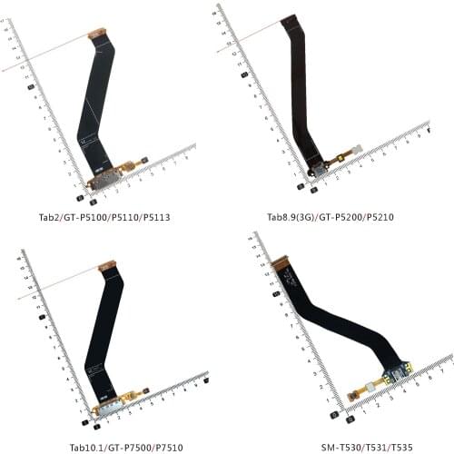 High quality new USB Charging Dock Connector Port Flex Cable Ribbon For Samsung Galaxy Tab 8.9 3G GT-P5200 P5200 P5210