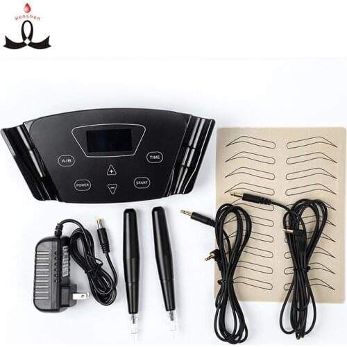 Professional Permanent Make up Tattoo Gun Eyebrow Tatoo PMU Machine Kit Microblading Permanent Makeup Tattoo Machine Set
