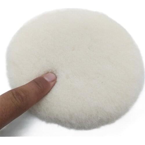 5 Inch 125mm Car Polishing Waxing Wool Wheel Self-adhesive Flocking Wool Felt Self-adhesive Flocking Wool Felt