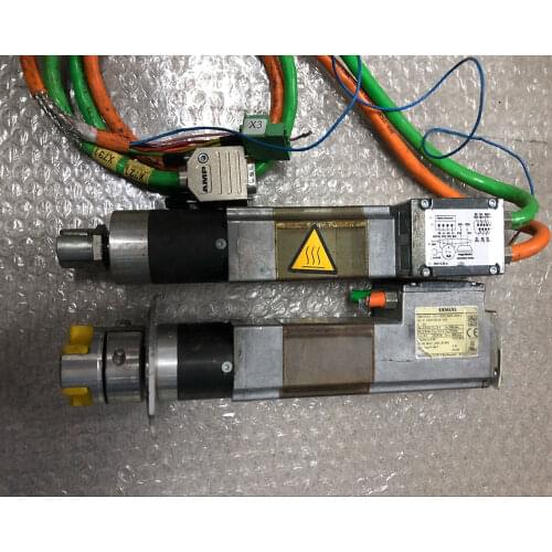 SIEMENS SERVO MOTOR 1FK7015-5AF01-8SV0-Z SPOT STOCK USED GOOD IN CONDITION