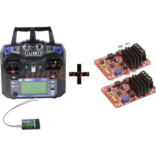 Tank Robot Site Crawler Car Remote Control System High Power DC Motor Control With High Torque 550 Motor + Battery Charger