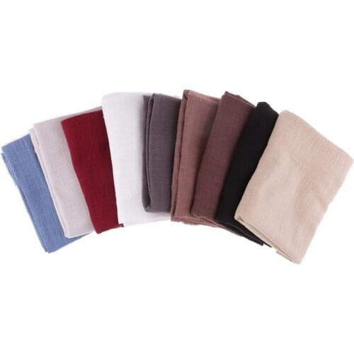 1 Meter 50'' Cotton Linen Fabric Soft Thin Cloth for Garment, Cushion, Curtain, Dust Covers Sewing