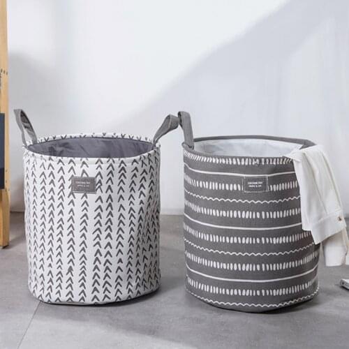 Thick Laundry Basket Home Clothes Storage Hamper Home Decoration Kids Toy Organize Bucket Laundry Hamper