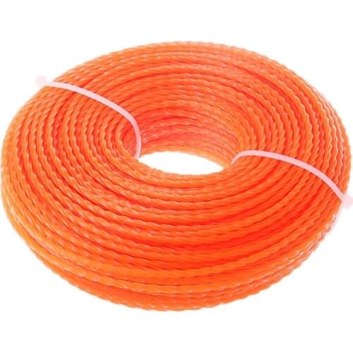 3.0mm Diameter Grass Trimmer Line Brush Cutter Power Nylon Twist Rope Cut weed U4LB