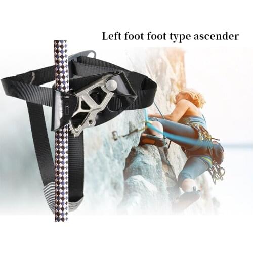 Outdoor Foot Ascender Riser Left Rock Climbing Mountaineering Equipment Climbing Device