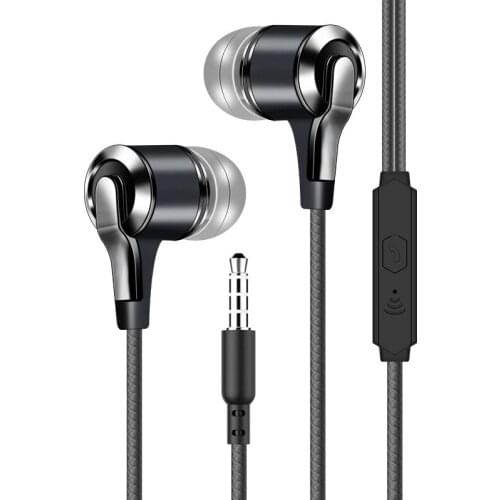 X15 Universal Wired Earphones 3.5mm In-Ear Stereo Earbuds Headphones Sport Running Headphones Headset With Mic For Smartphone PC
