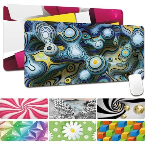 Waterproof Desk Pad Protecter Mouse Pad PU Leather Mouse Keyboard Desk Mat Home Office Game Mouse Mat 60x30/80x30cm