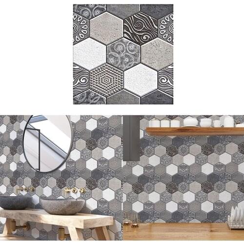 Waterproof Pvc Subway Kitchen Backsplash Tile Peel And Stick Self Adhesive Wallpaper Diy Bathroom Vinyl Wall Stickers Home Decor