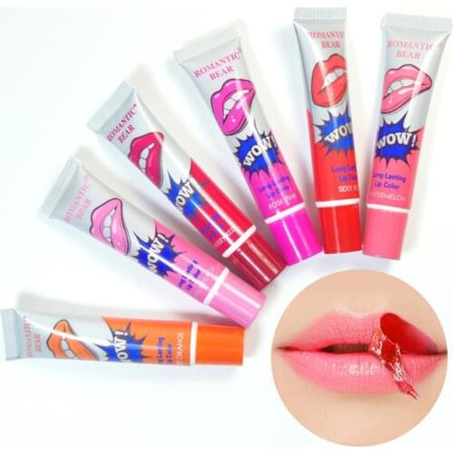 1pcs Romantic Peel Off Lipstick Tearing Type Lip Gloss Film Magic Long Lasting Lip Tattoo Makeup Lip Tint Make Up Tools