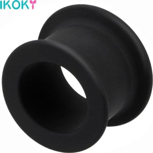 Super Huge Butt Plug Anal Rings Hollow Anal Plug Silicone Speculum Sex Appliance Dilator Prostate Massager