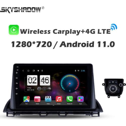 360 Panoramic Camera Carplay 6G+128G Android 10.0 Car DVD Player GPS WIFI Bluetooth 5.0 RDS Radio For Mazda 3 Axela 2013 - 2018