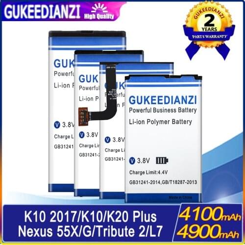 Battery BL-59JH L7 P710 P715 For LG Nexus 4 5 5X K10 K10 2017 K7 K8 BL-T5 BL-T9 BL-T19 BL-45A1H BL-46G1F BL-46ZH Mobile Batteria