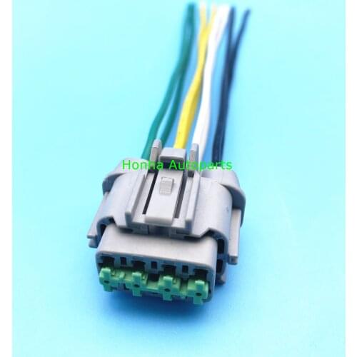 Free Shipping 8Pin Female Headlight Lamp Connector Plug With Pigtail For Nissan Sylphy Teana Qashqai X-TRAIL 6185-1177