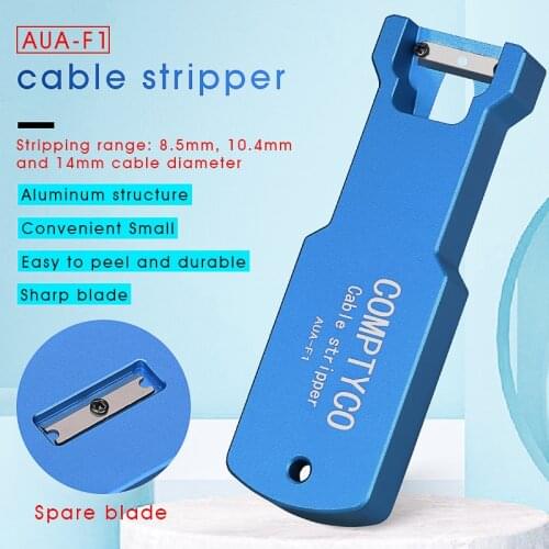 Free shipping Optical Fiber Tool Longitudinal Stripper AUA-F1 Cable Jacket Slitter 8.5mm 10.4mm 14mm Cable Sheath Cutter Slitter