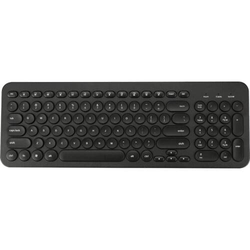 Silent 96 Keys USB Wired Keyboard for Windows 10/8 / 7 / Vista/XP/Mac PC