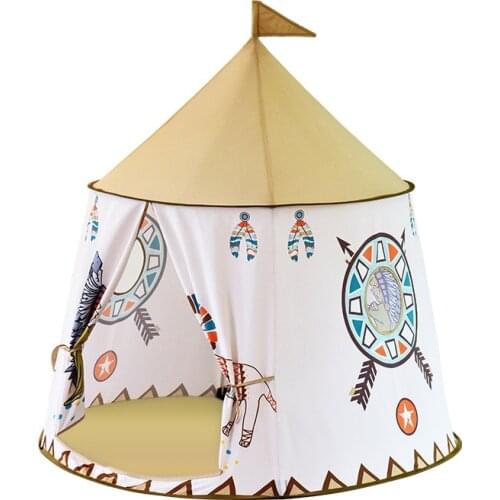 Childrens Tent Playhouse Indoor Outdoor Indian Princess Tent Castle Toy House Tent for Kids Kids Play Tent Toys for Girls Boys