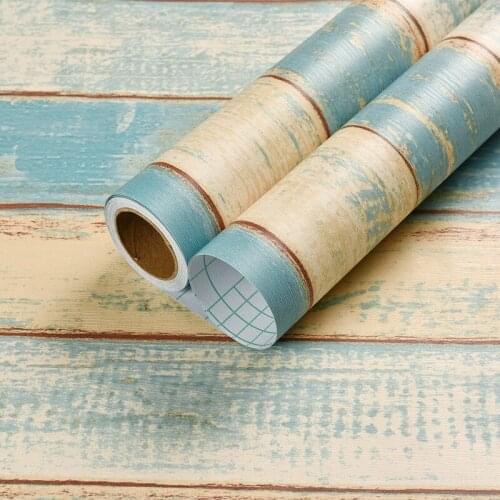 Eco-friendly PVC Contact Paper Waterproof Self Adhesive Wallpaper for Living Room Drawer Wall Stickers Furniture Home Improved
