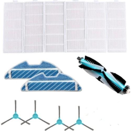 HOT！-1 Set Vacuum Cleaner Spare Part Roller Brush Hepa Filter Mop for Conga 1290/1390 High Quality and Brand New