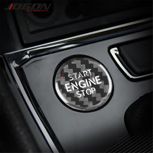 For VW Golf 7 MK7 GTI R Jetta CC Arteon Passat B8 Touareg Altas T-roc Touran Tiguan Car Start Engine Stop Button Ring Cover Trim