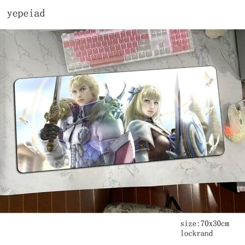 Soulcalibur mousepad 70x40cm gel Computer mouse mat gamer gamepad pc present gaming mousemat desk pad office padmouse