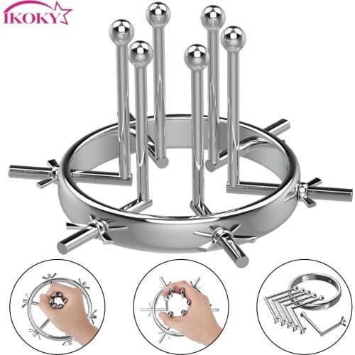 Metal Butt Plug Bondage G Spot Vaginal Anal Expander Anal Toys Sex Toy for Men Woman