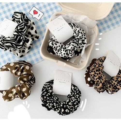 Dot Printted Scrunchies For Girls Elastic Hair Bands Kids Hair Ring Head Rope Hair Accessories Hair Styling Tools Headdress