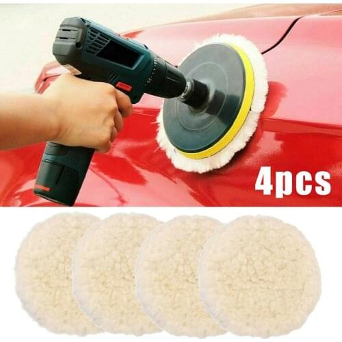Bonnets Sanding Polishing Pads Car Buffer Plate Replacement Wool Waxing