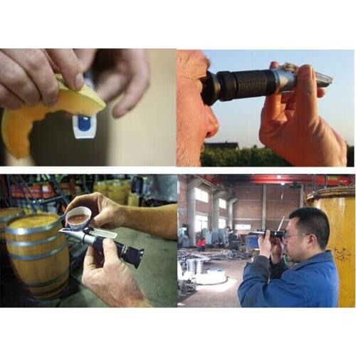 Handheld brix Honey Refractometer brix 0~15
