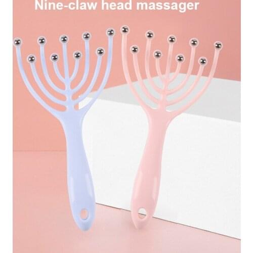 Relaxing Head Massager Healing Neck Claw Massage Anti-stress Neck Massager Relaxing Octopus Scalp Stimulate Blood Circulation
