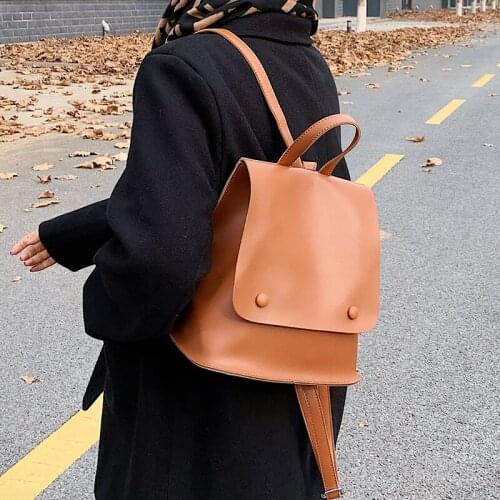 Retro Luxury Backpack Women Designer PU Leather Winter Travel Backpacks New Fashion Large Capacity Korean Shoulder School Bags