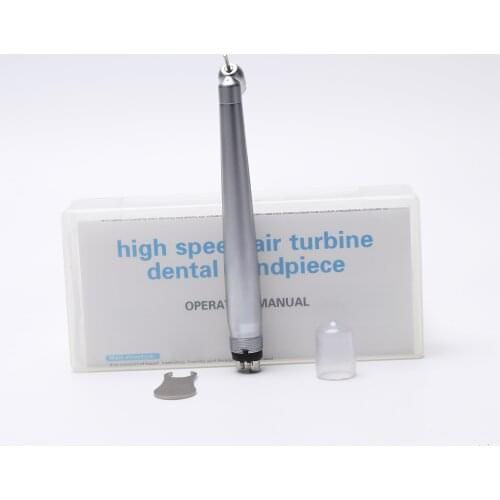 Dental High Speed Single Spray Handpiece 45 Degree 4 Holes Air Turbine Dentist Surgery Equipment