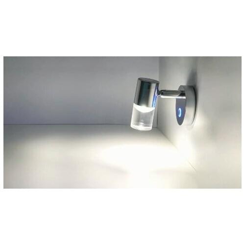 24/12V 3W LED Reading Light Headboard Touch Switch With USB Port