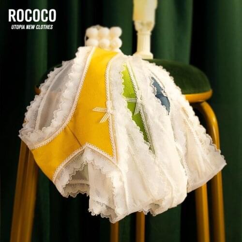 Sexy Women Lace Panties Underwear Lace Briefs M L XL Transparent Floral Bow Soft Lingerie