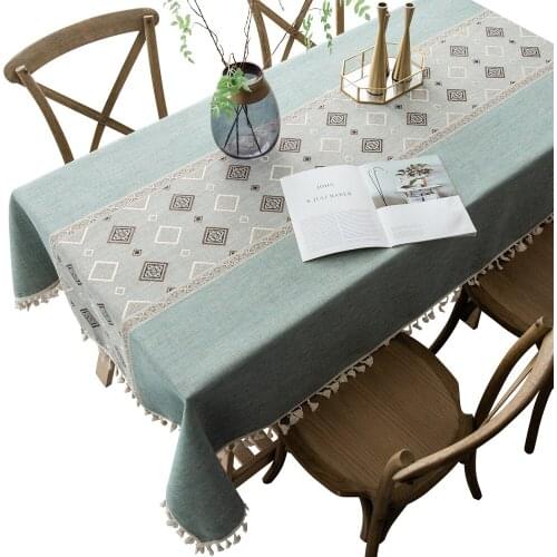 Ethnic Style Linen Washable Table Cloth Chinese Tea Table Zen Tea Ceremony Dry Tea Rectangular Table Cloth Table Cloth
