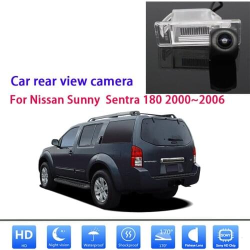 Car Rear View Reversing camera For Nissan Sunny Sentra 180 2000~2006 high quality HD CCD Reversing Camera