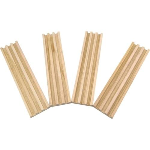 Domino Racks/Trays Set of 4 - Tile Holders for mexican Train Domino Games