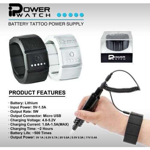 Imported Portable Ipower Watch Tattoo Power Supply