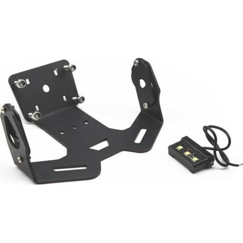 Motorcycle Rear License Plate Holder Frame Bracket with LED Light for Yamaha MT-15 MT15 MT 15 2019-2020