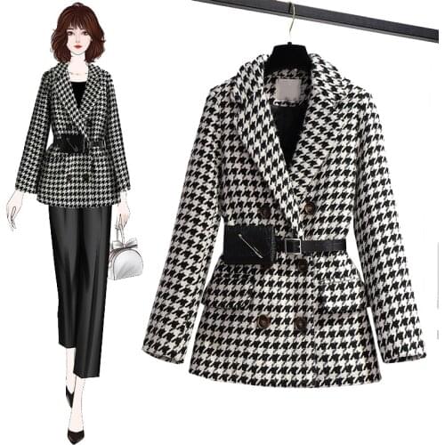 Женские шерстяные пиджаки ODFVEBX China At AliExpress