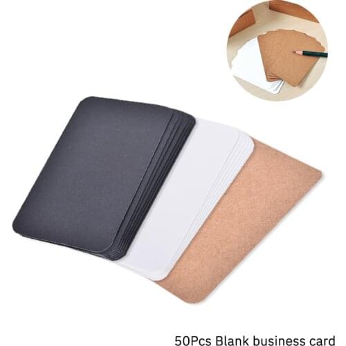 50 Pcs Blank Trading Business Wood Cards Label Name Card 3 Materials Tag Name Card 90 X 54 Mm Diy Gift Card Writing Paper