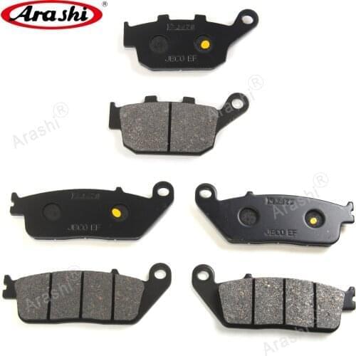 Arashi Front Rear Brake Pads For HONDA CB400 Four 1997 1998 Motorcycle Discs Pad Motor Part CB 400 Accessories