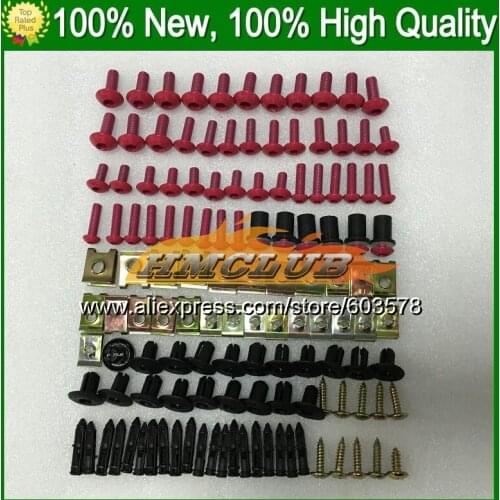 Fairing bolts full screw kit For HONDA VTR1000 00 01 02 03 04 05 06 RC51 SP1 SP2 VTR 1000 2000 2006 CL133 Nuts bolt screws Nut