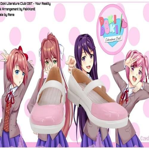 Unisex Anime Cos Mon-ika Costumes Shoes Custom Made