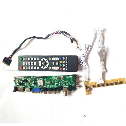 For B156HW01 V.0/V.1/V.2/V.3 LVDS 40PIN universal HDMI-Compatible VGA USB AV TV 3663 DVB digital 1920*1080 LCD Controller board