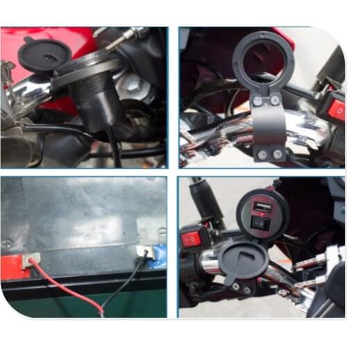Universal motorcycle modified mobile phone USB charger with switch for KTM 150SX XC 200XC-W 200EXC XC 250SX-F 250SX