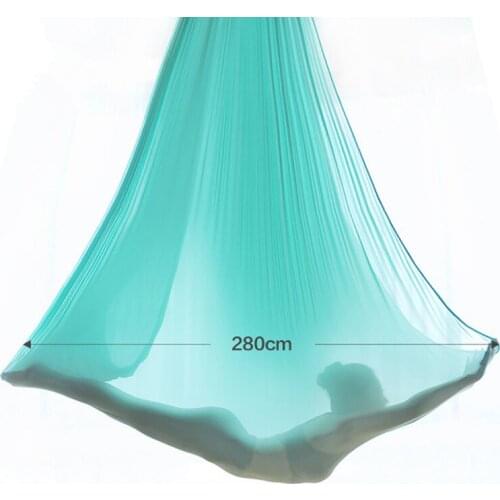 Aerial Yoga Hammock 5Mx2.8M Premium Aerial Silk Fabric Yoga Swing for Antigravity Yoga Inversion indoor swing