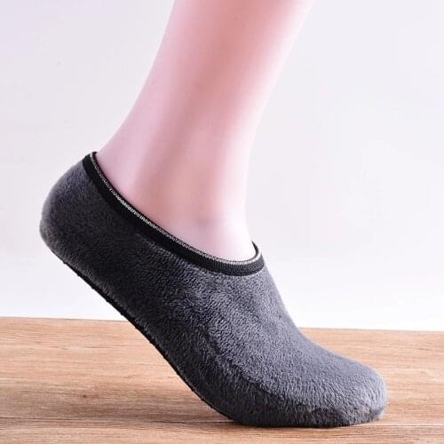 Childrens Winter plus Velvet Floor Socks Boy Girl Baby Non-Slip Floor Socks Shoe Cover Non-Slip shoes